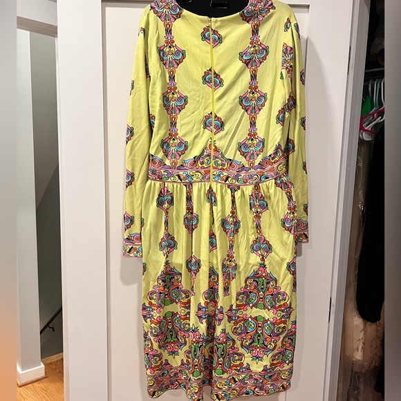 Vintage Yellow Dress by Miss Magnin - Picture 2 of 4